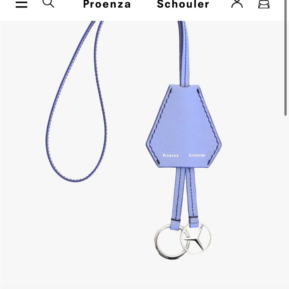 Proenza Schouler Mercedes-Benz Leather Keychain